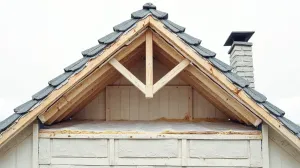 przekrój dachu dwuspadowego