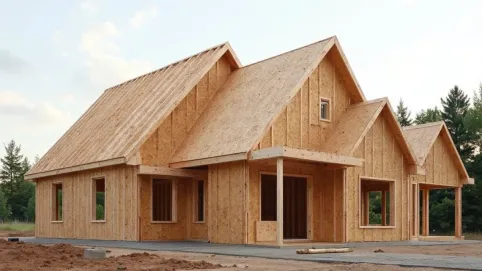 robocizna dachu dwuspadowego