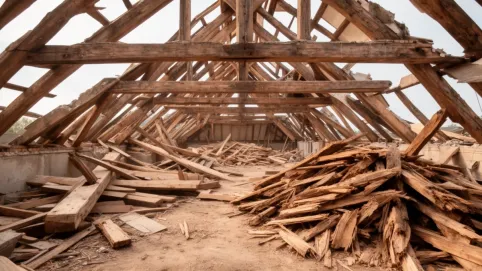 Rozbiórka więźby dachowej cena