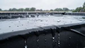 sprawdzanie szczelności dachu płaskiego