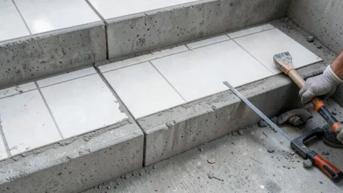 Układanie płytek na schodach cena robocizny