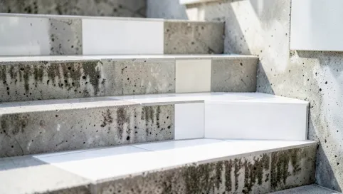 Układanie płytek na schodach zewnętrznych