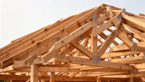 więźba dachowa dach jednospadowy