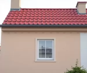 Wiśniowy dach jaka elewacja