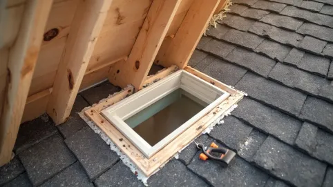 Wstawienie okna dachowego w gotowym dachu cena