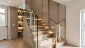 Zabudowa klatki schodowej w domu jednorodzinnym