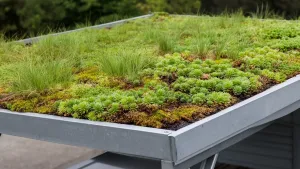 Zielony dach na wiacie