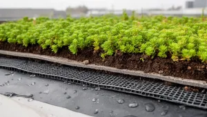 Zielony dach warstwy