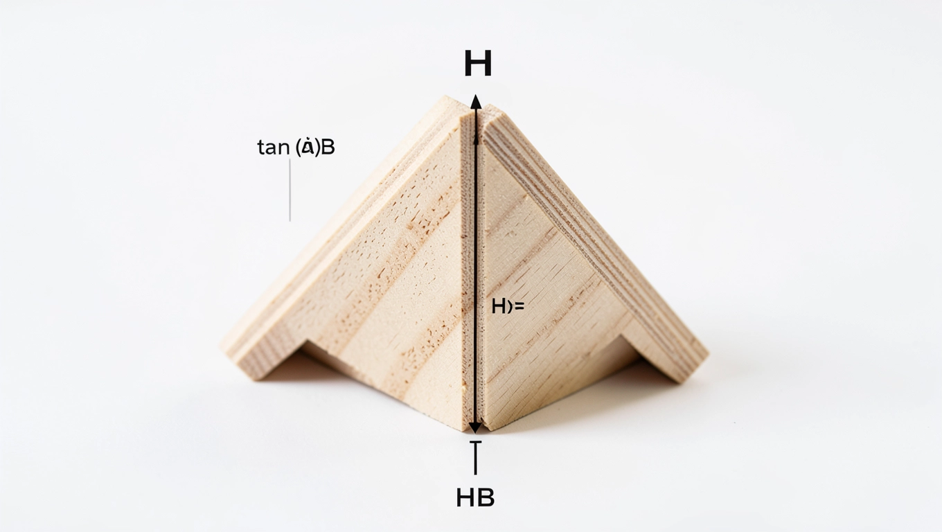 Tangens do wyliczenia kąta w stopniach