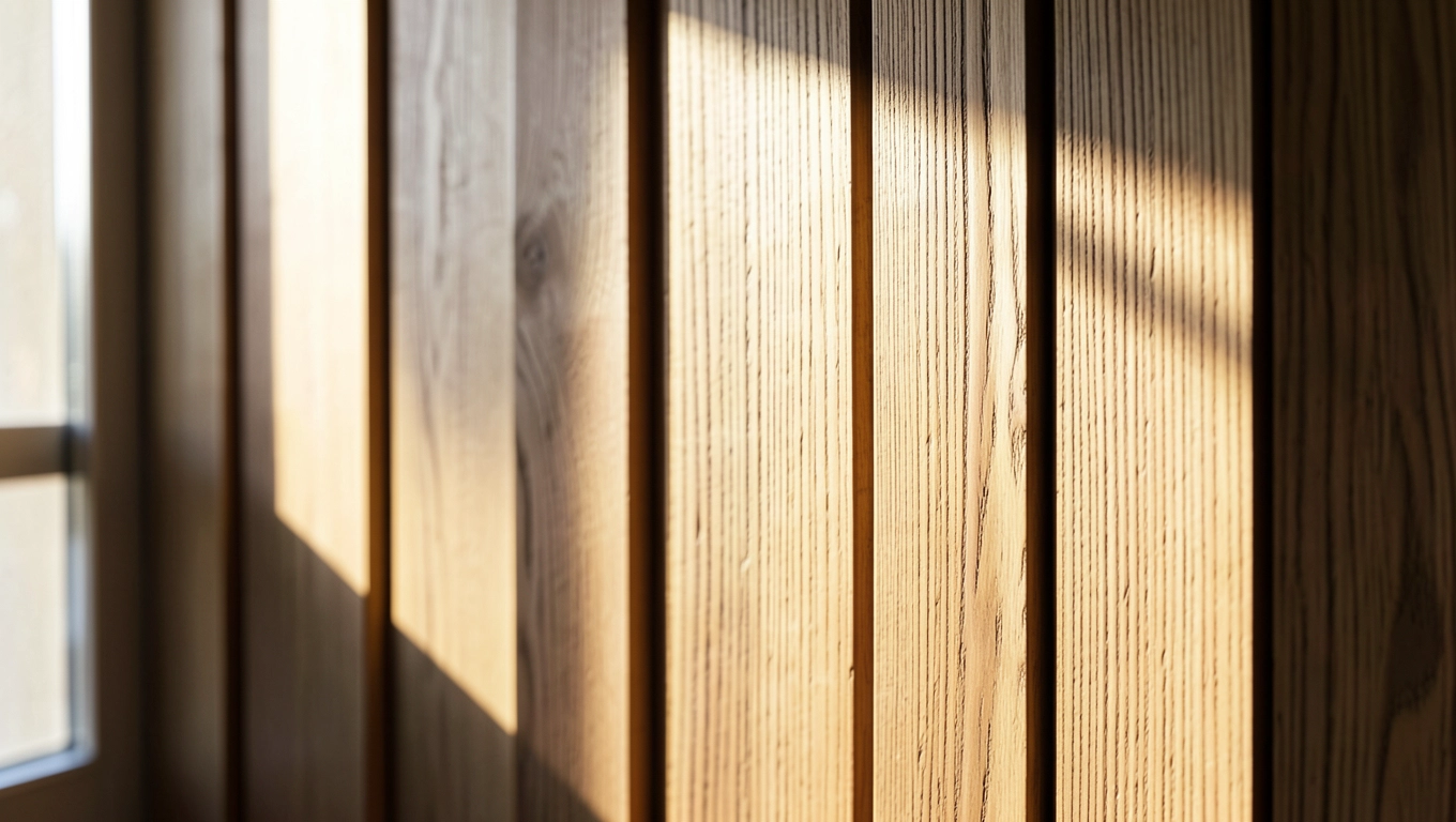 Uwydatnienie wzoru paneli dzięki oknu