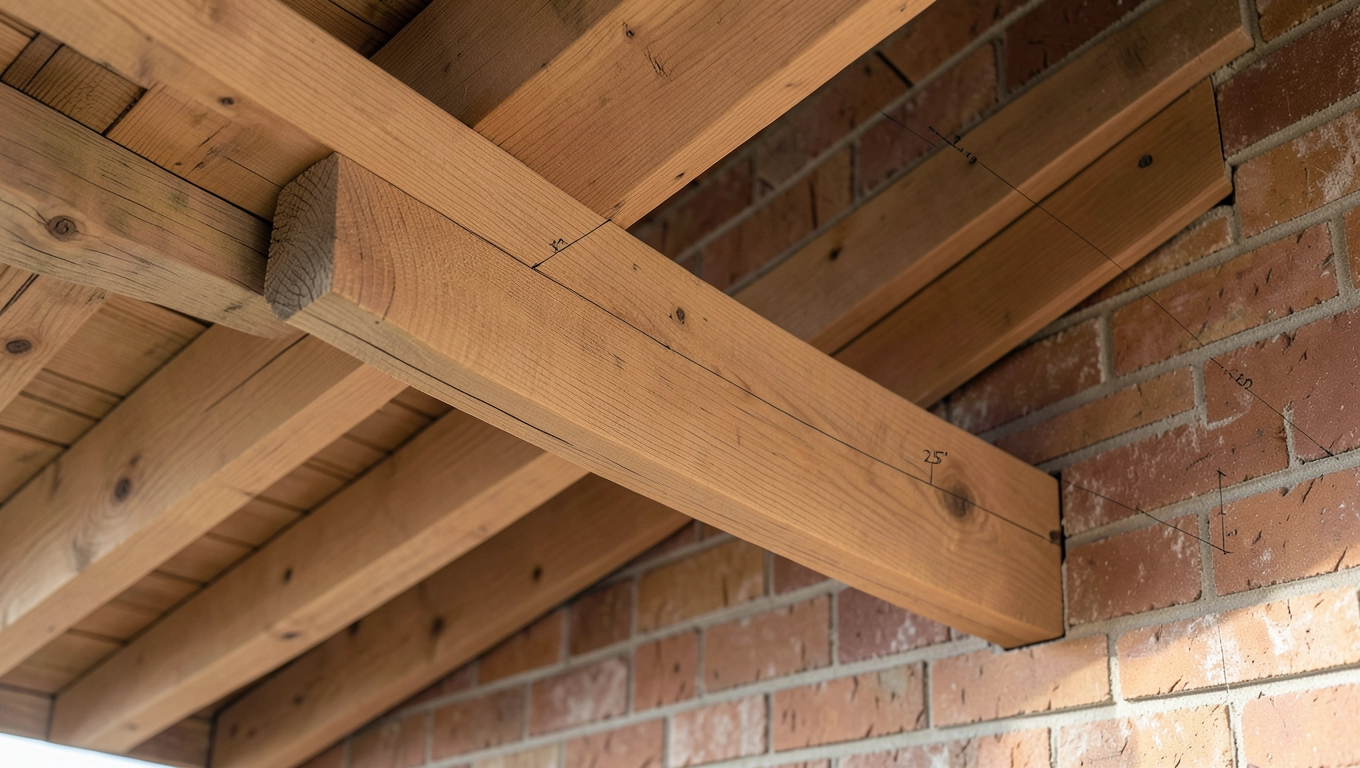 Wymiary belek i płatwi jednospadowy