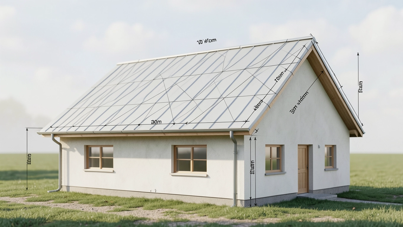 Wymiary dachu dwuspadowego - koszty