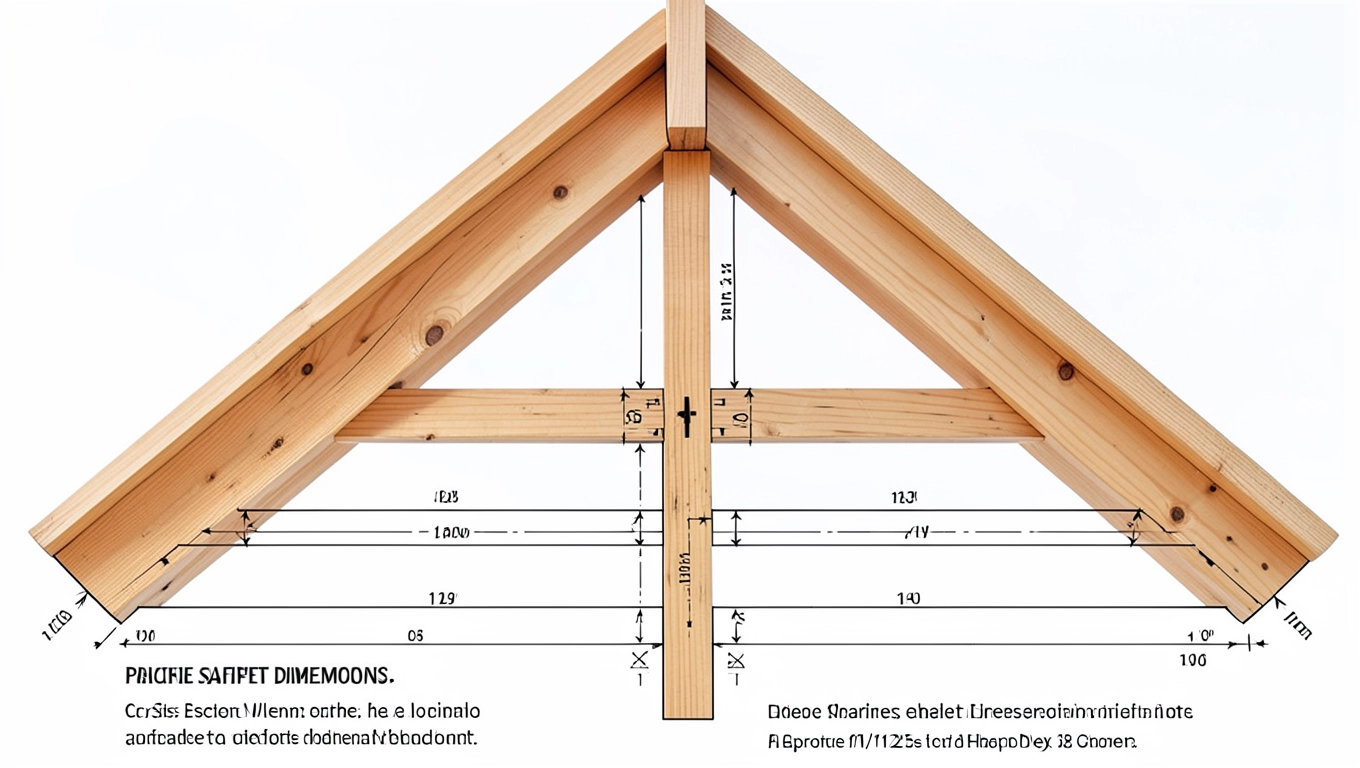 Wymiary krokwi na dach dwuspadowy