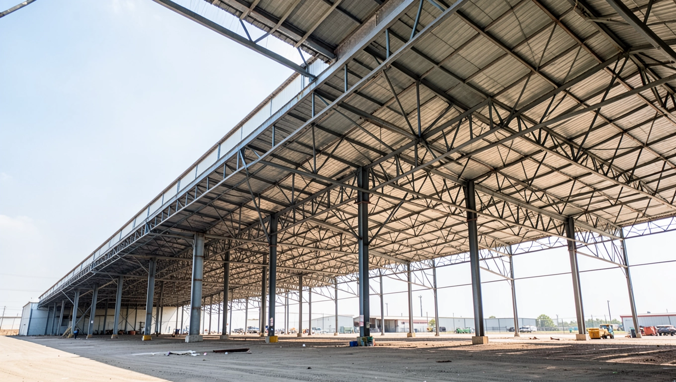 Zastosowanie kratownicy jednospadowej w różnych obiektach