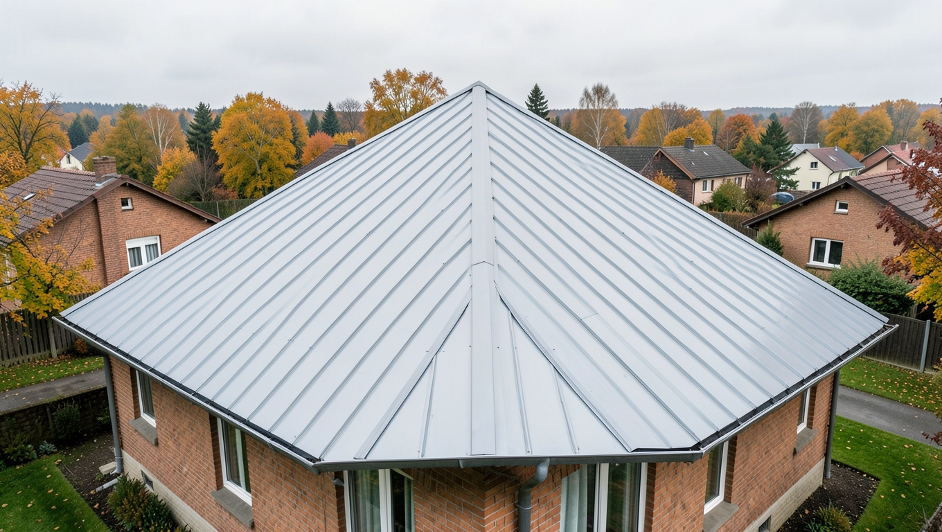 Case study: dach 150 m² z blachy trapezowej T18