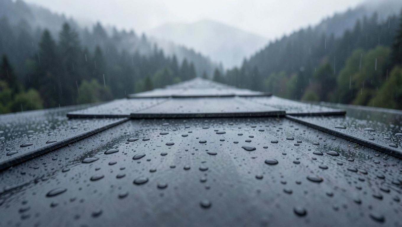 Dachówka betonowa płaska antracyt a warunki klimatyczne w Polsce