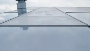 dachówka płaska grafitowa