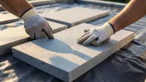 układanie styropianu na dachu płaskim