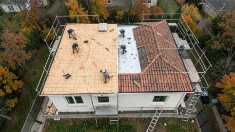 wymiana dachu 200m2 cena